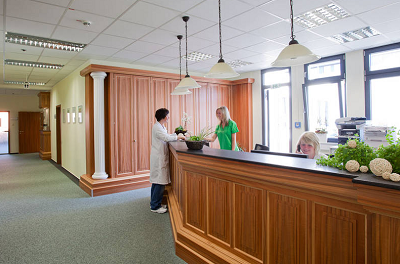Avila Augenpraxisklinik Empfang