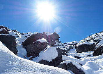 Sonnenschutz im Winter